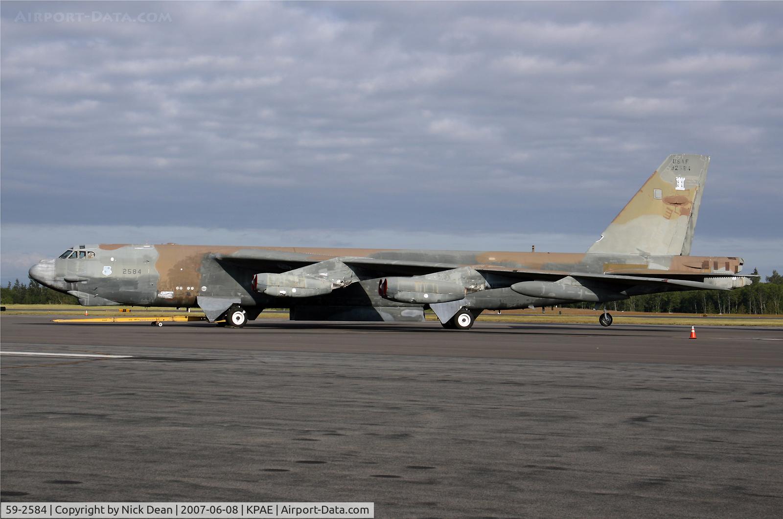 59-2584, 1959 Boeing B-52G Stratofortress C/N 464347, /