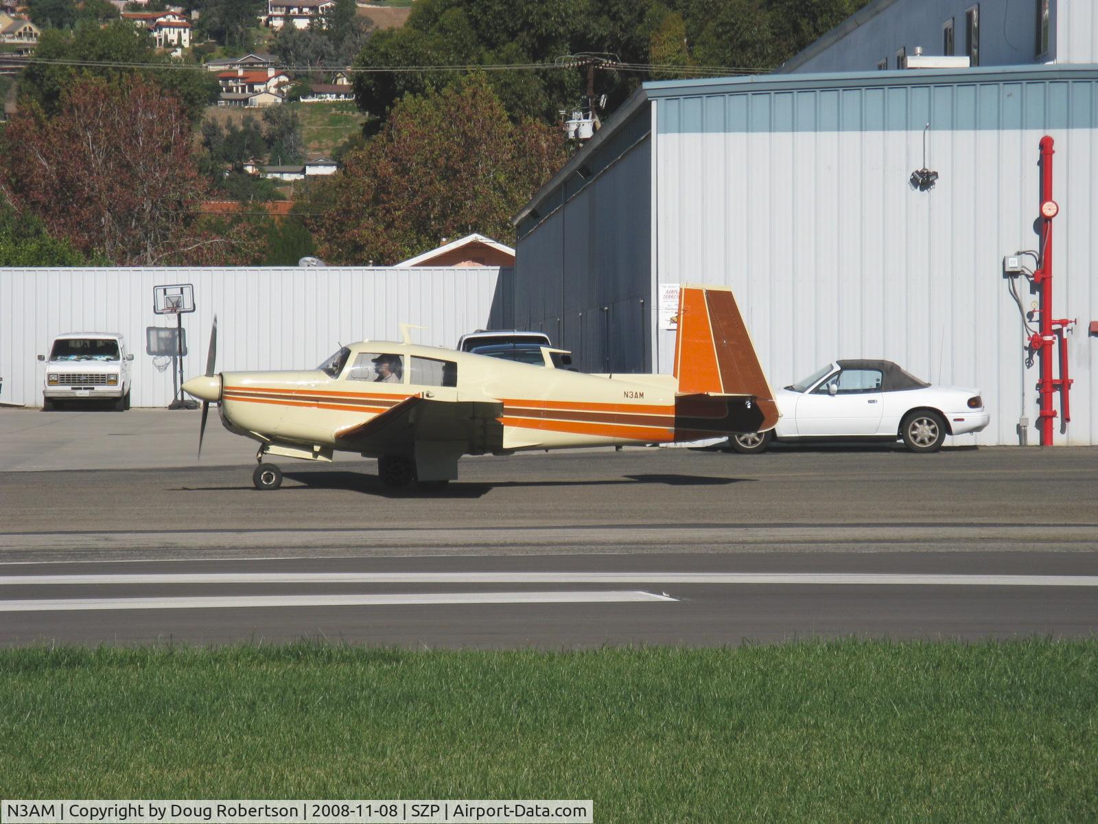 N3AM, 1966 Mooney M20E C/N 1013, 1966 Mooney M20E SUPER 21, Lycoming IO-360 200 Hp, taxi to Rwy 04