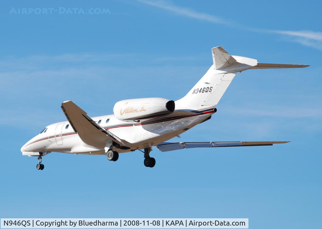 N946QS, 2002 Cessna 750 Citation X Citation X C/N 750-0195, On final approach to 17L.