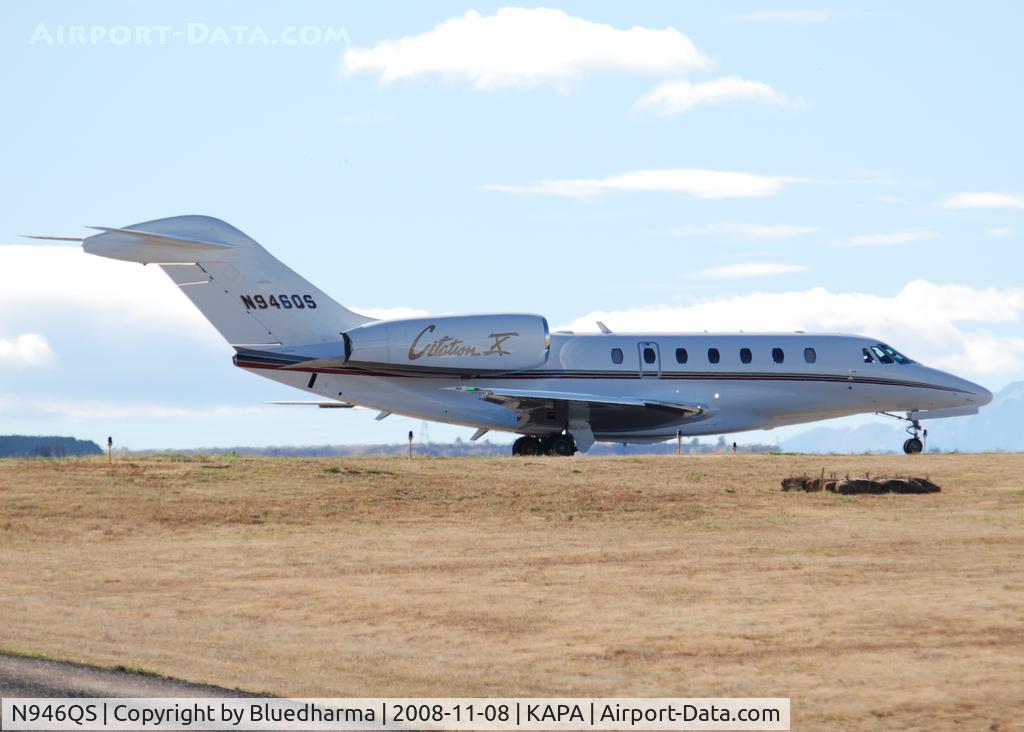 N946QS, 2002 Cessna 750 Citation X Citation X C/N 750-0195, Position and hold for 17L.
