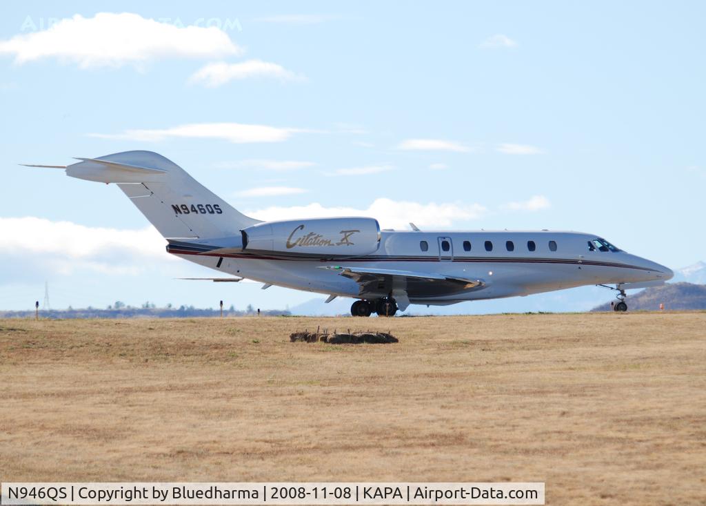 N946QS, 2002 Cessna 750 Citation X Citation X C/N 750-0195, Position and hold for 17L.