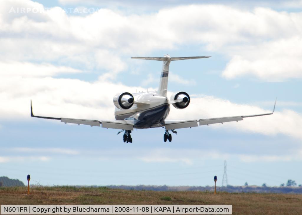 N601FR, 1987 Canadair Challenger 604 (CL-600-2B16) C/N 5003, On final approach to 17L.
