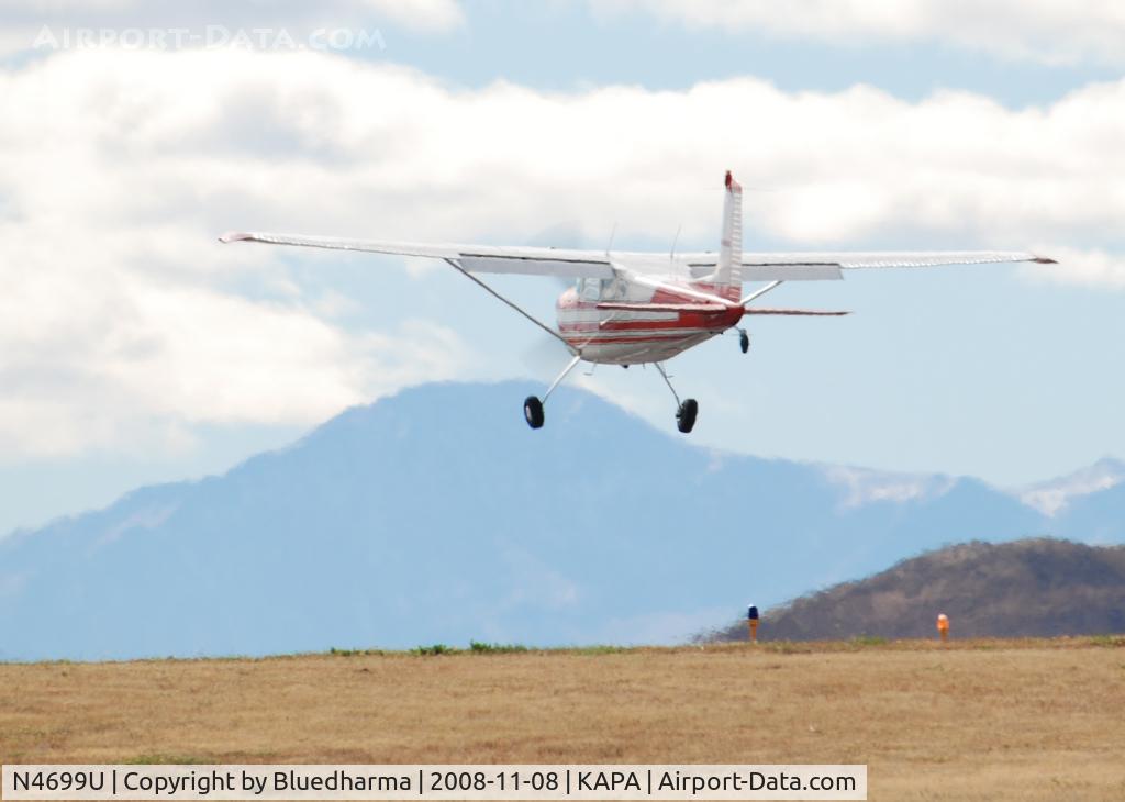 N4699U, 1964 Cessna 180G C/N 18051399, On final approach to 17L.