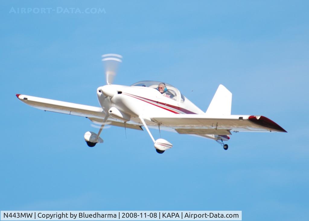N443MW, 1992 Vans RV-6 C/N 21057, RV on final approach to 17L.