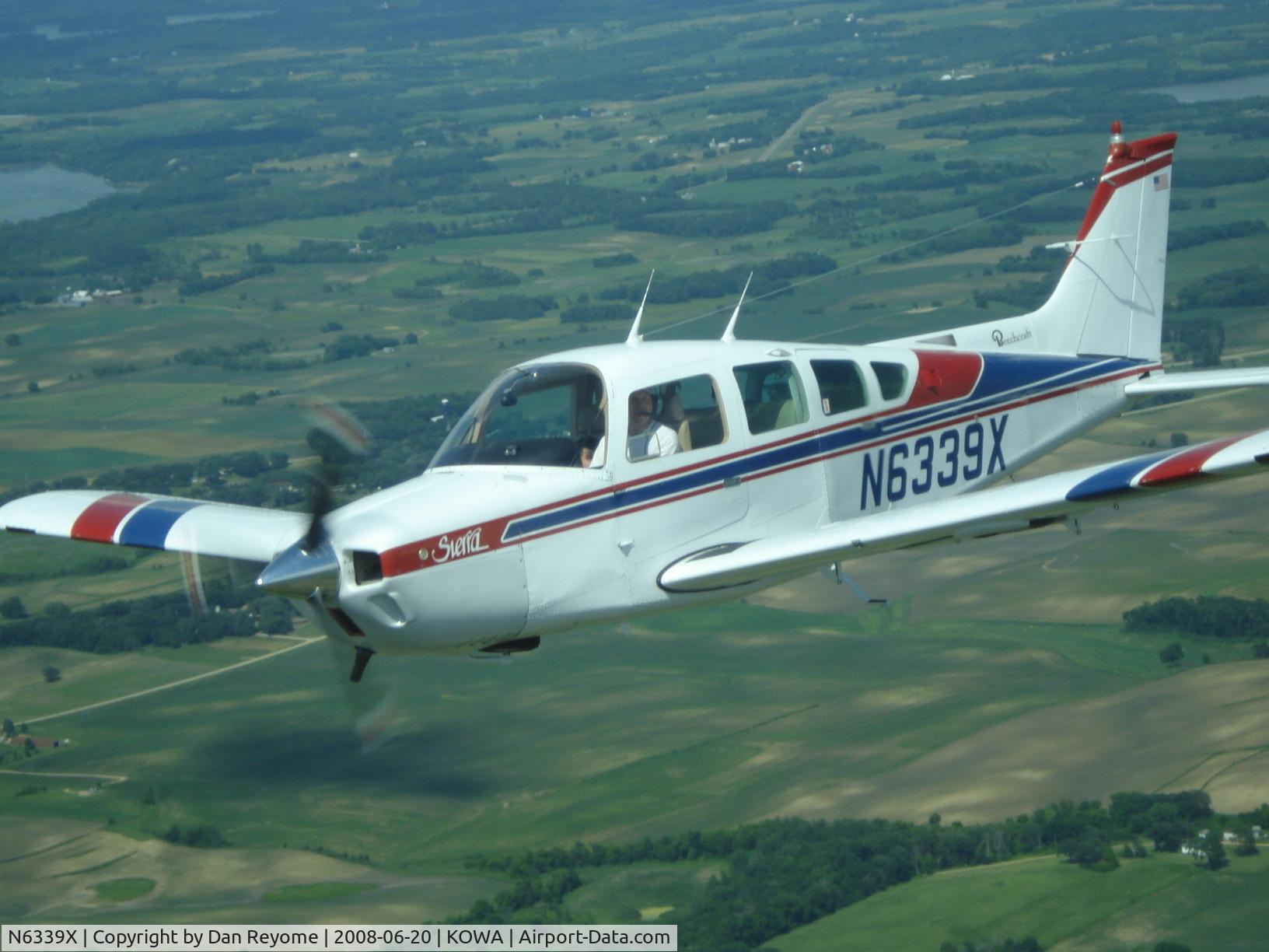 N6339X, 1982 Beech C24R C/N MC-775, Airborne Over Southern Minnesota