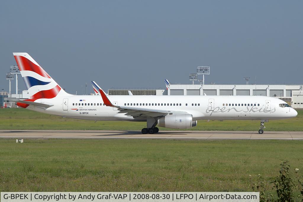 G-BPEK, 1995 Boeing 757-236 C/N 25808, Open Skies 757-200