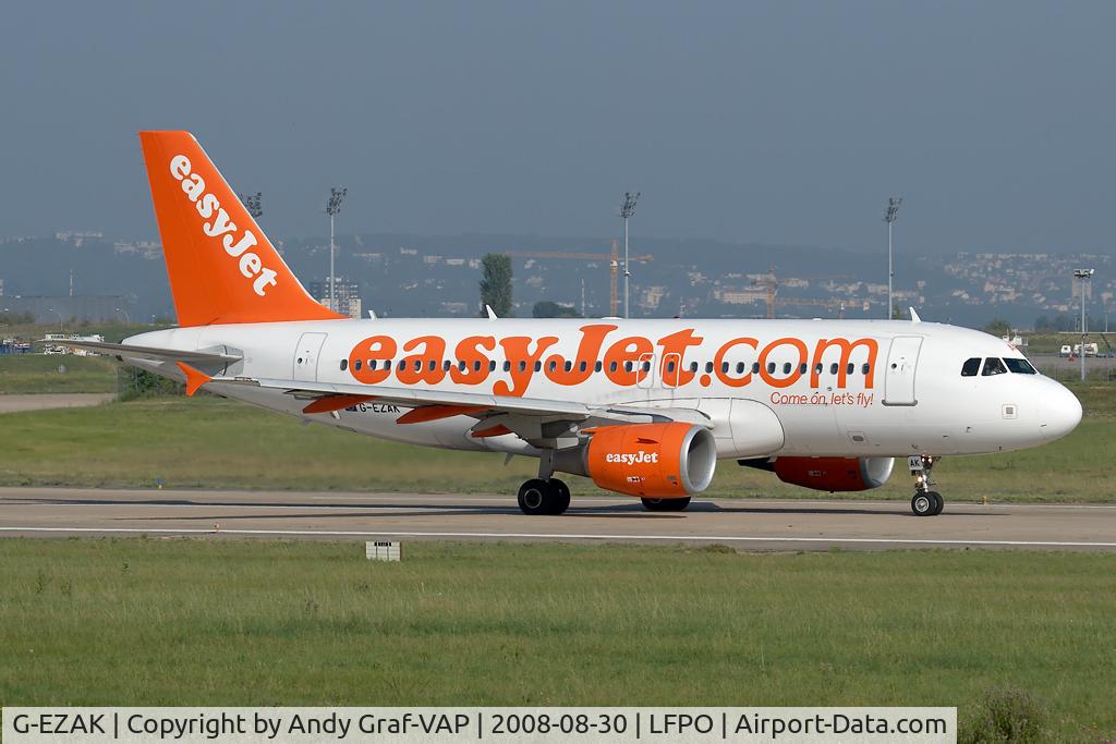 G-EZAK, 2006 Airbus A319-111 C/N 2744, Easyjet A319