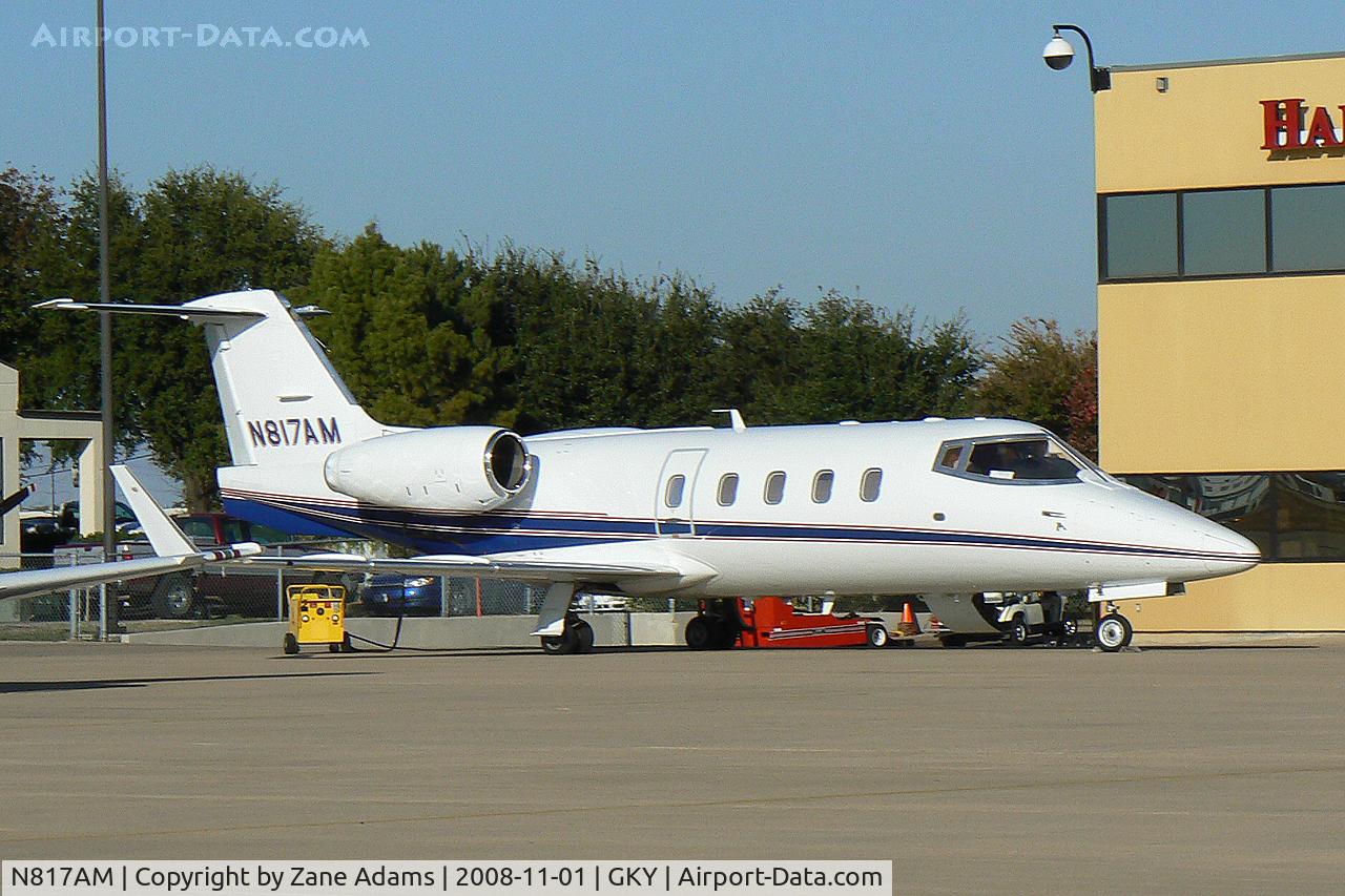 N817AM, 1982 Gates Learjet 55 C/N 069, At Arlington Municipal