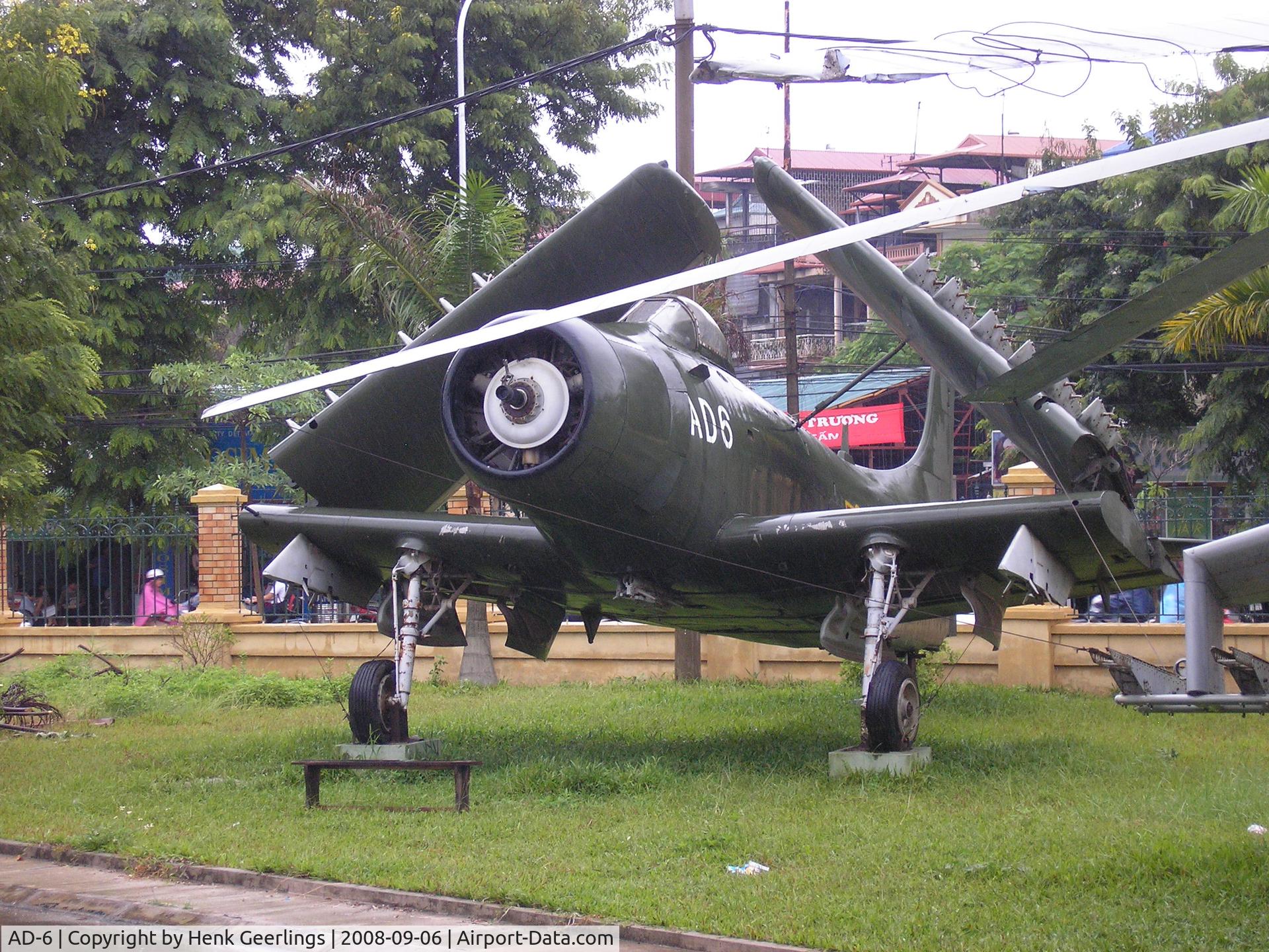 AD-6, Douglas A-1 C/N Not found AD-6, Hanoi , Air Force museum