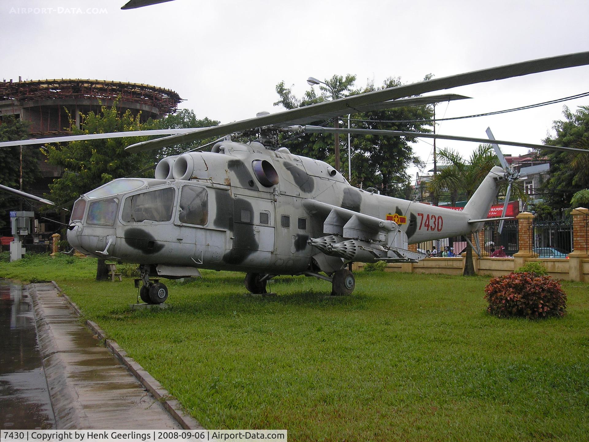7430, Mil Mi-24A C/N Not found, Hanoi , Air Force museum