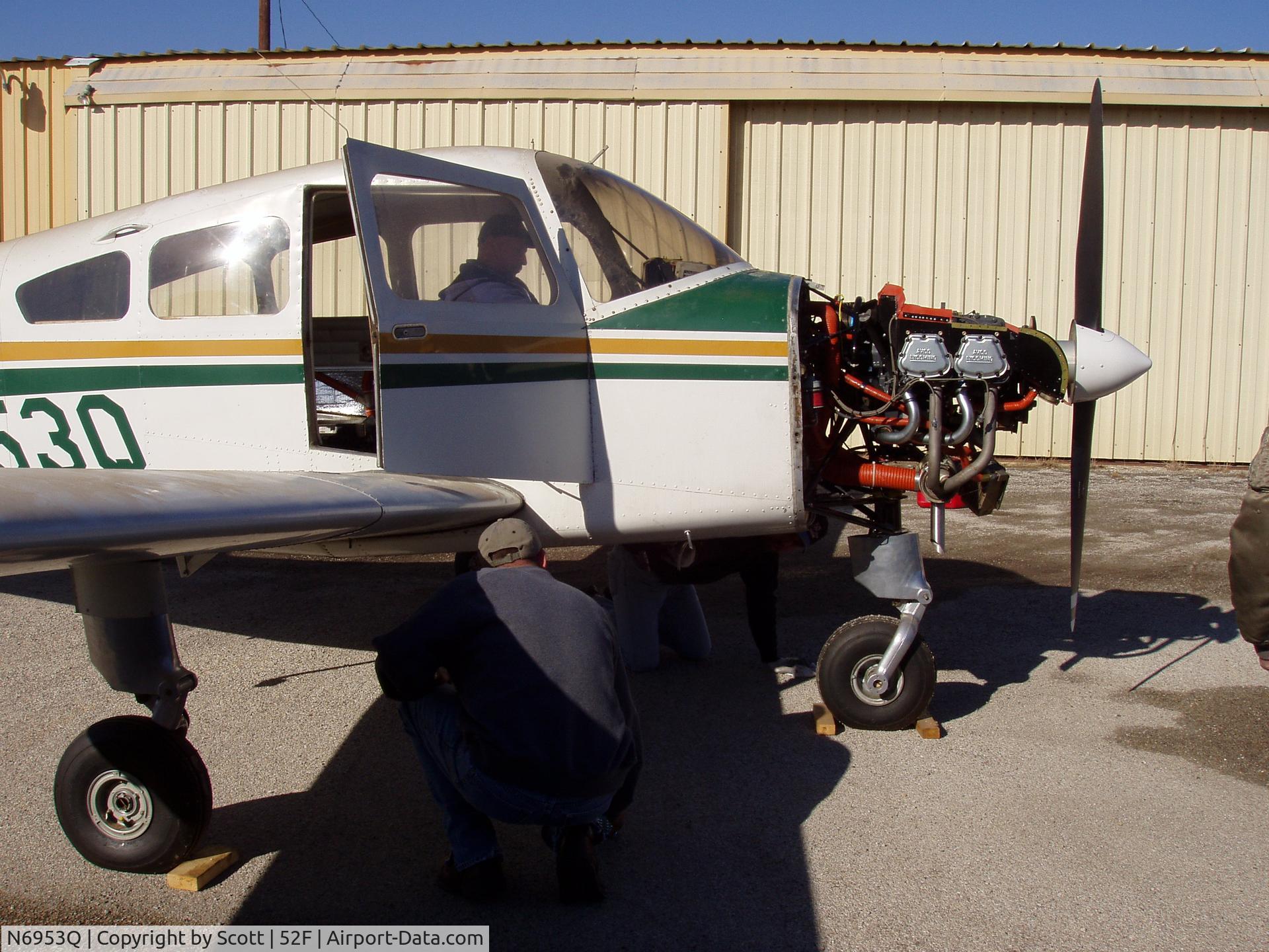 N6953Q, 1968 Beech A23-24 Musketeer Super III C/N MA-300, 1st Engine Run