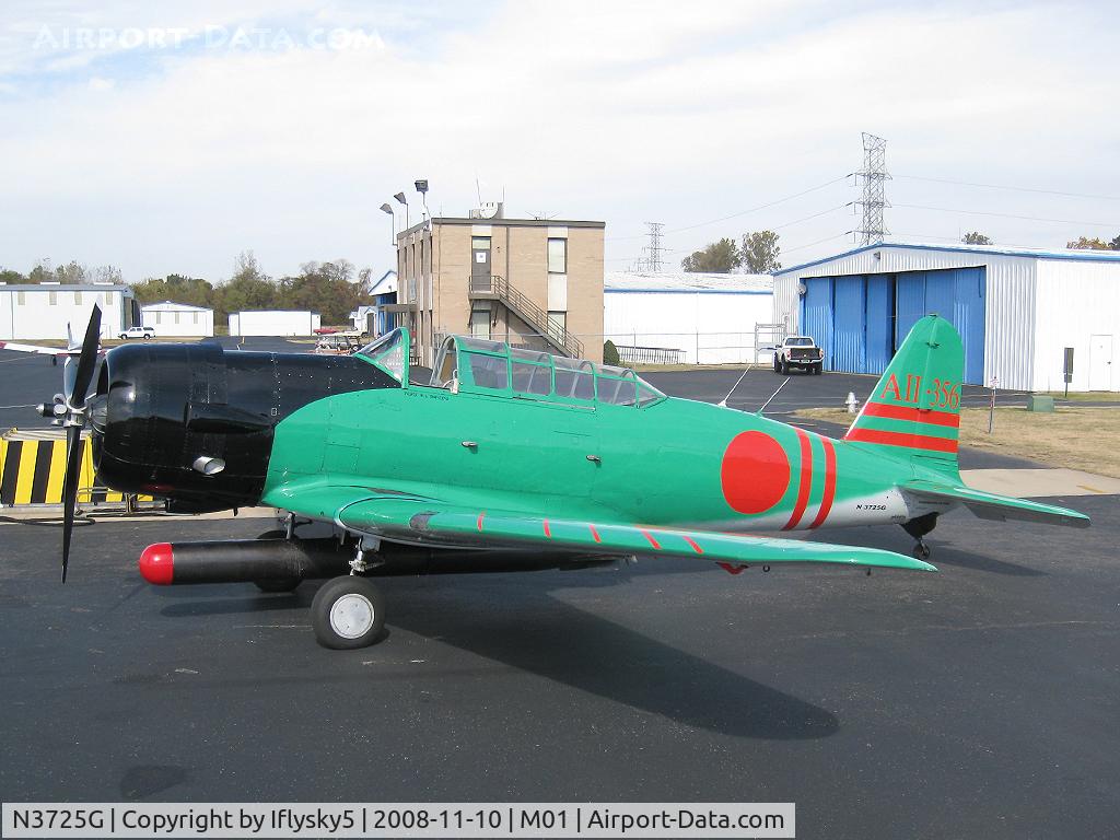 N3725G, 1944 North American SNJ-5 Texan Texan C/N 84875, N3725G NAA SNJ-5 modified for the movie 