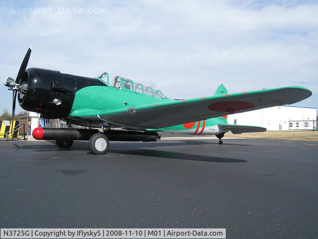 N3725G, 1944 North American SNJ-5 Texan Texan C/N 84875, N3725G NAA SNJ-5 modified for the movie 