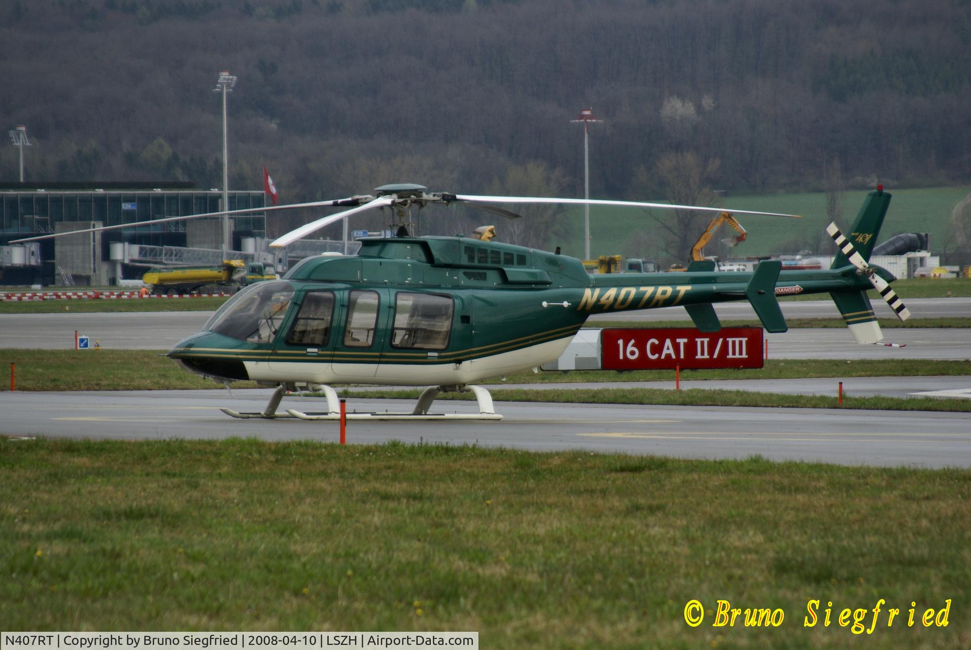 N407RT, 1998 Bell 407 C/N 53233, Zürich-Kloten