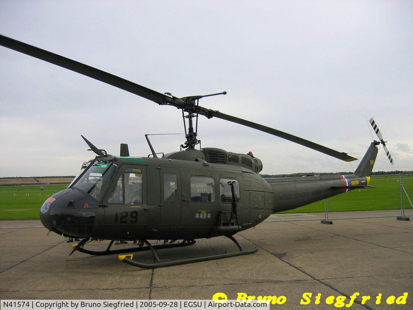 N41574, 1972 Bell UH-1H Iroquois C/N 13208, Helitech Duxford