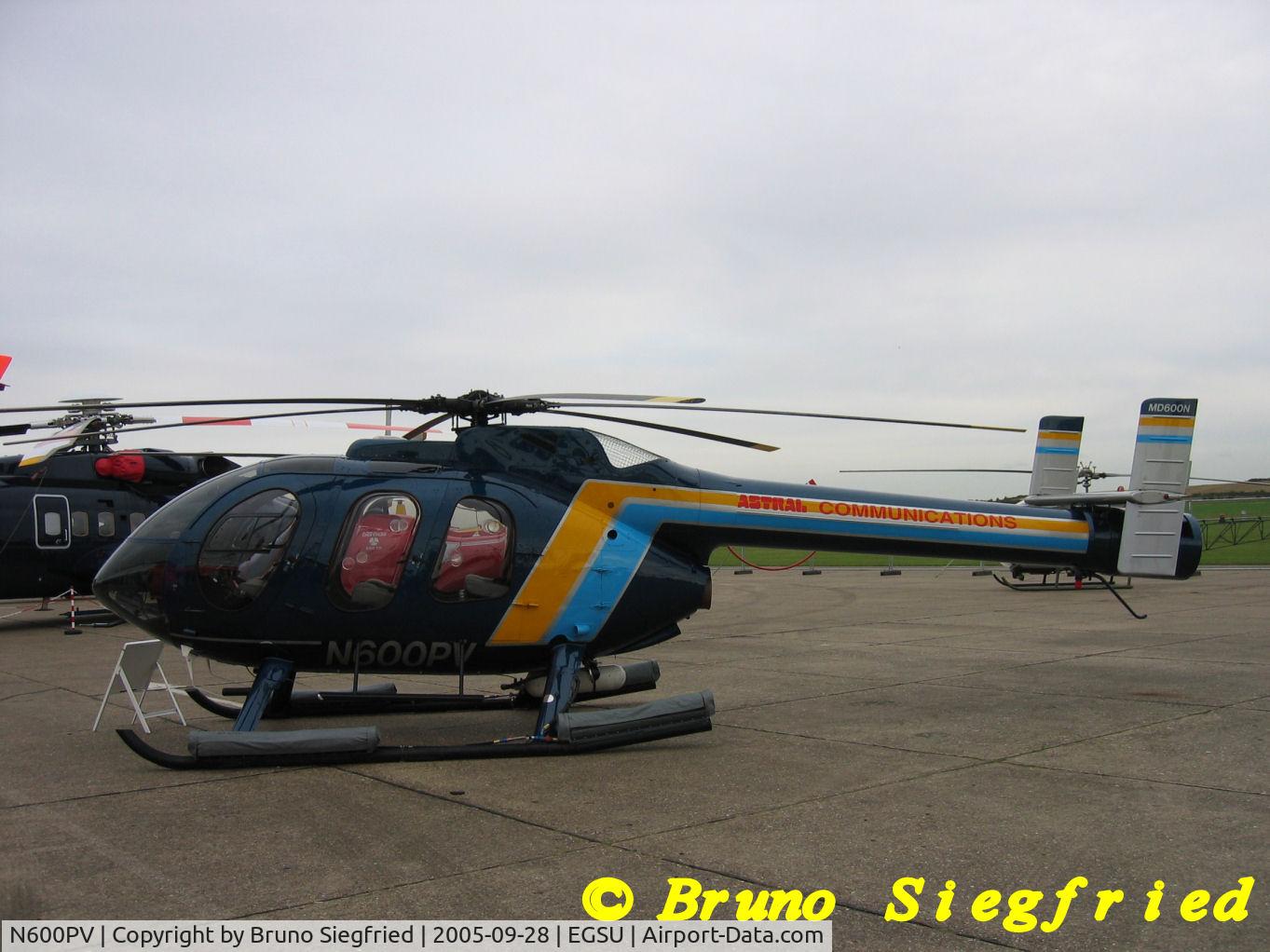 N600PV, 1999 MD Helicopters 600N C/N RN048, Helitech Duxford