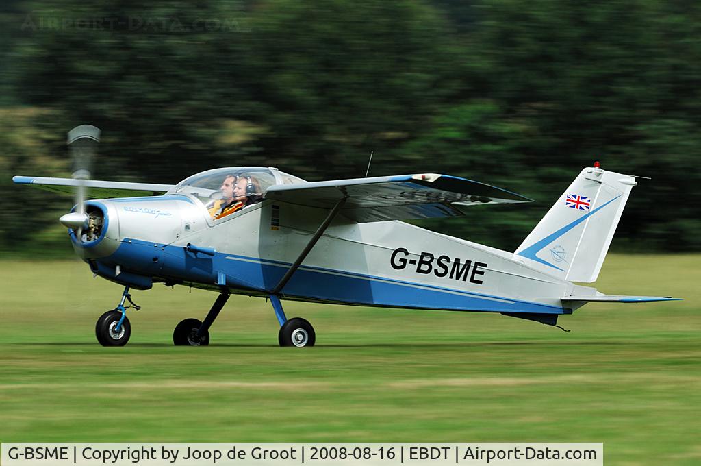 G-BSME, 1966 Bolkow Bo-208C Junior C/N 596, Rare old aircraft from the later helicopter manufacturer.