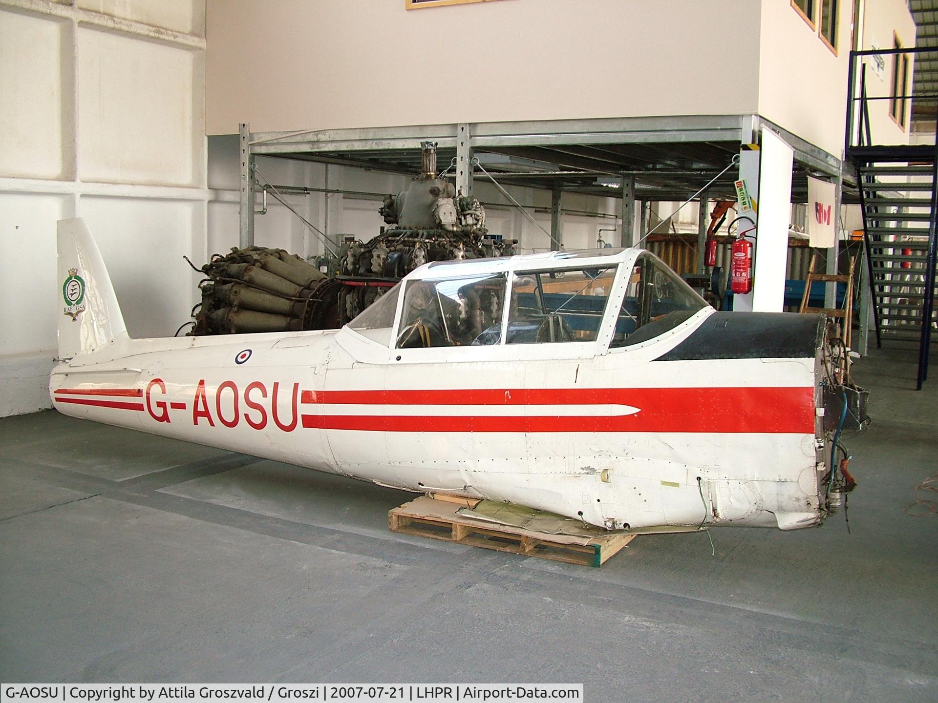 G-AOSU, 1950 De Havilland DHC-1 Chipmunk 22 (Lycoming) C/N C1/0217, Gy?r Pér Airport-Hungary LHPR - Legendary Aircraft Ltd. hangar