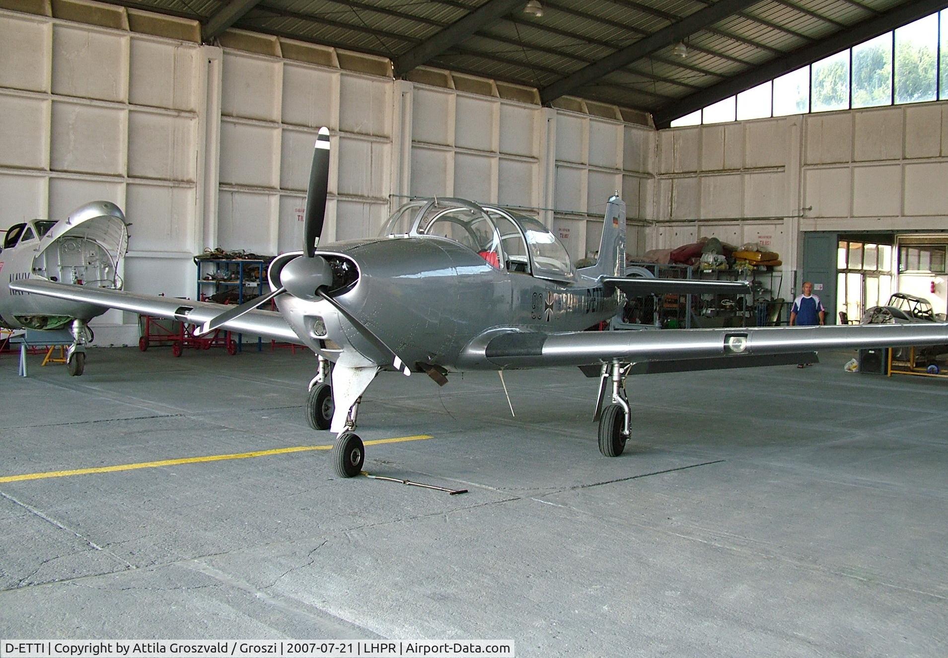 D-ETTI, Piaggio FWP-149D C/N 025, Gy?r Pér Airport-Hungary LHPR - Legendary Aircraft Ltd. hangar