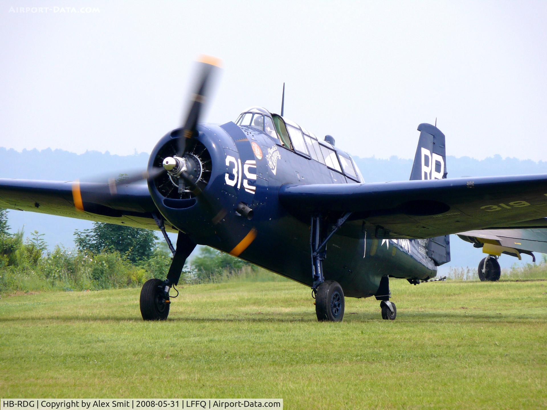 HB-RDG, 1945 Grumman TBM-3R Avenger C/N 3381, Grumman TBM-3R Avenger HB-RDG painted as US Navy 53319/RB319 Charley's Heavy