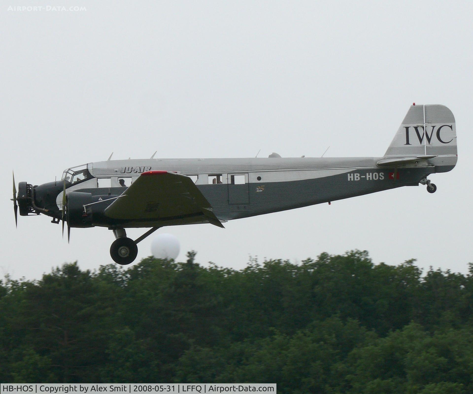 HB-HOS, 1939 Junkers Ju-52/3m g4e C/N 6580, Junkers Ju-52/3m g4e HB-HOS