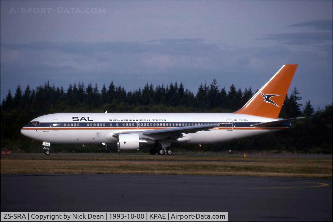ZS-SRA, 1993 Boeing 767-2B1/ER C/N 26471/511, A shot of both sides uploaded