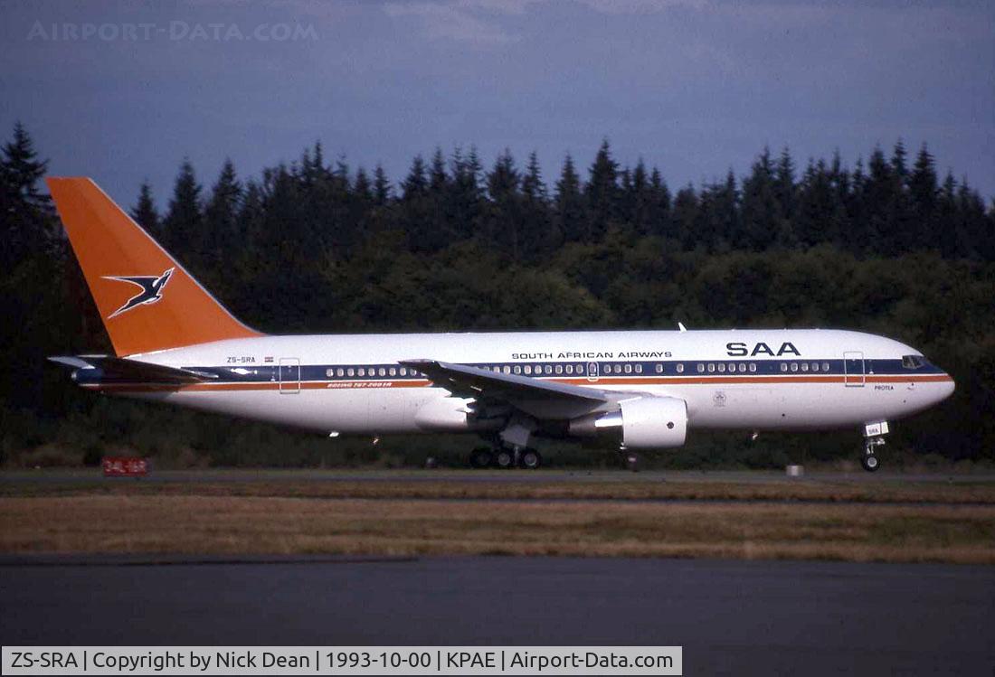 ZS-SRA, 1993 Boeing 767-2B1/ER C/N 26471/511, /