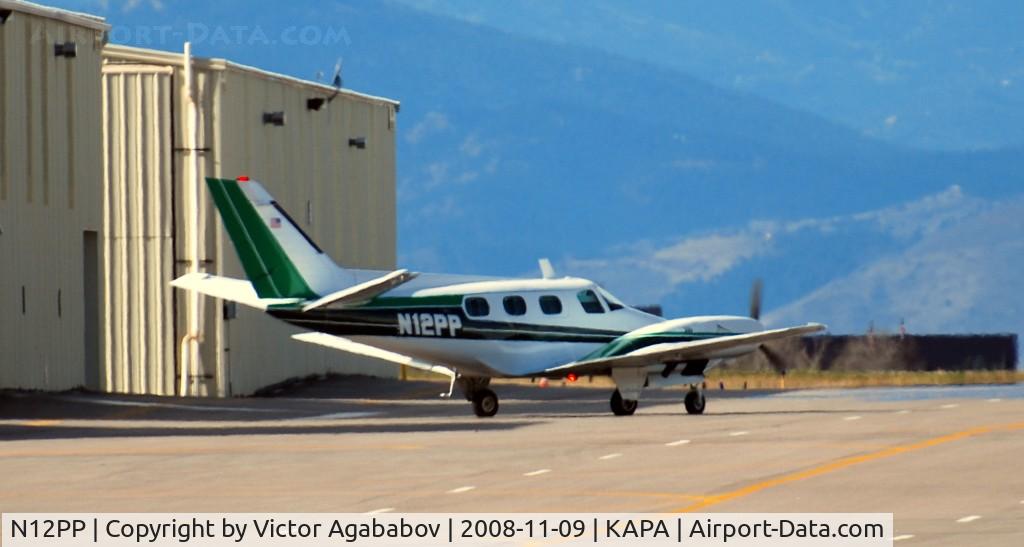 N12PP, 1975 Beech B-60 Duke C/N P-334, At Centennial