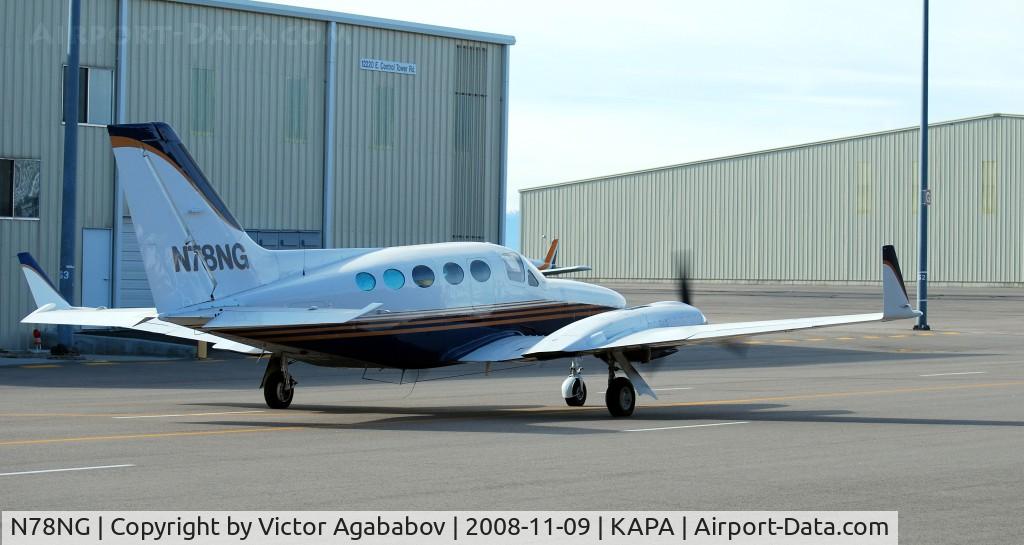 N78NG, 1980 Cessna 414A Chancellor C/N 414A0617, At Centennial