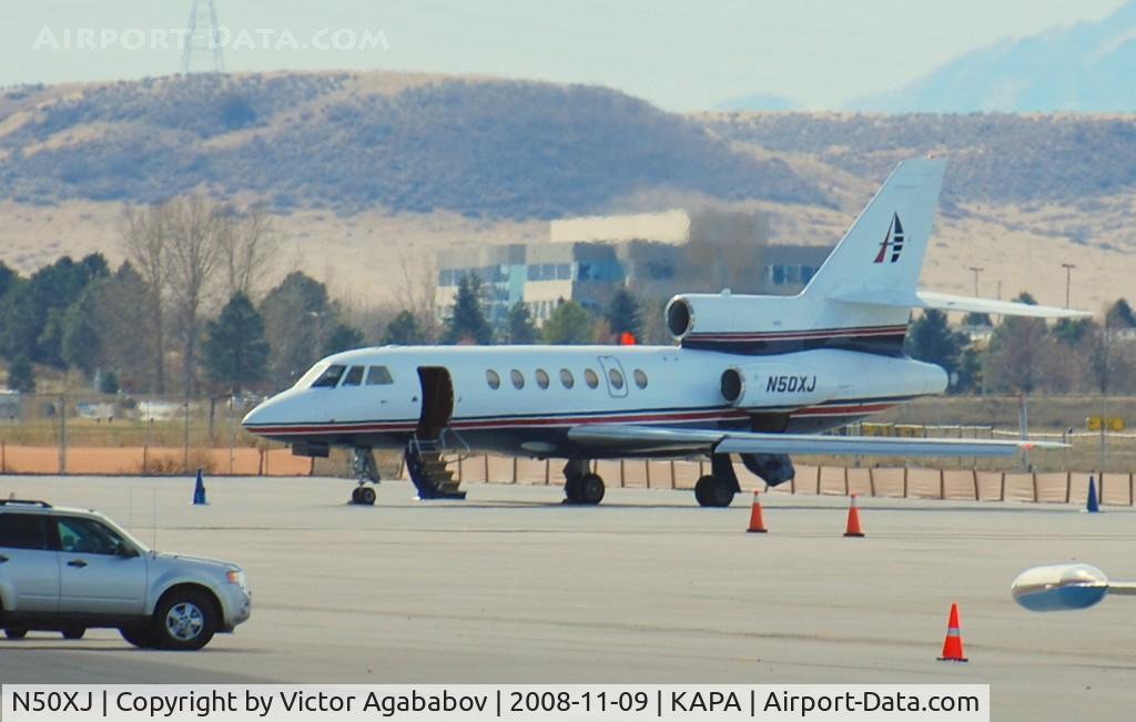 N50XJ, 1981 Dassault-Breguet Falcon 50 C/N 80, At Centennial