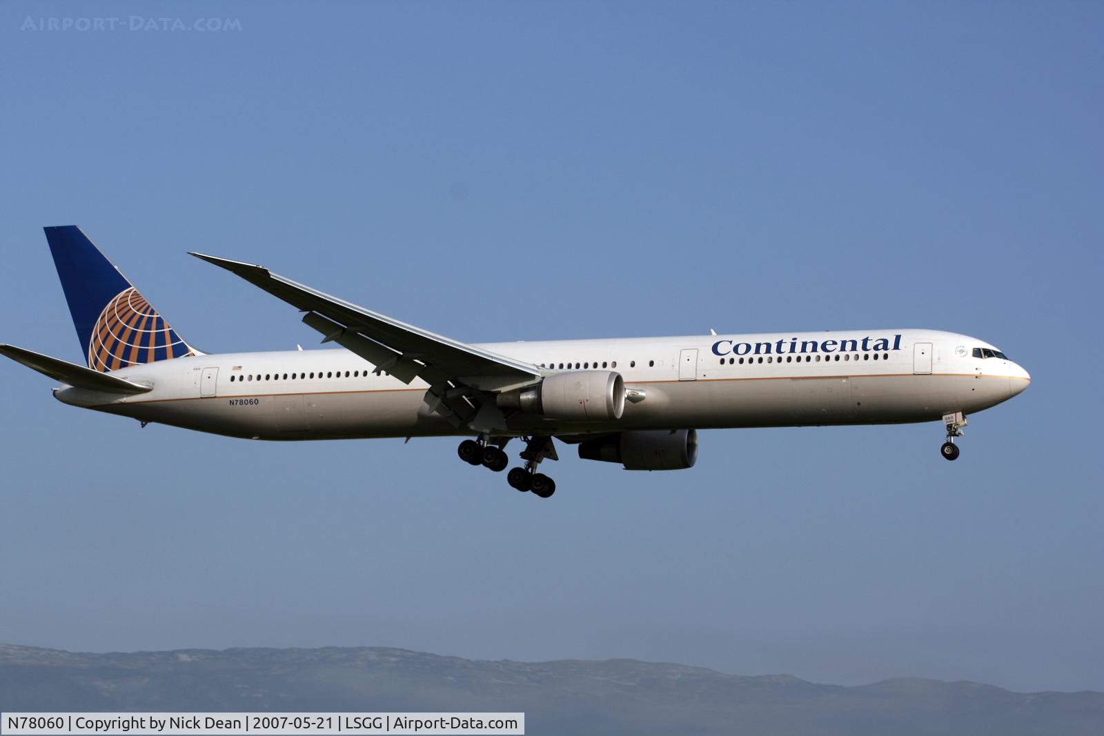 N78060, 2002 Boeing 767-424/ER C/N 29455, /