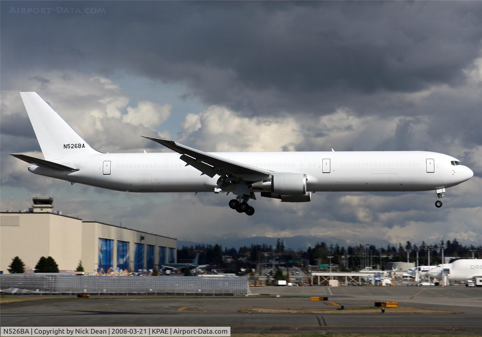 N526BA, 2008 Boeing 767-4FS/ER C/N 34205, /