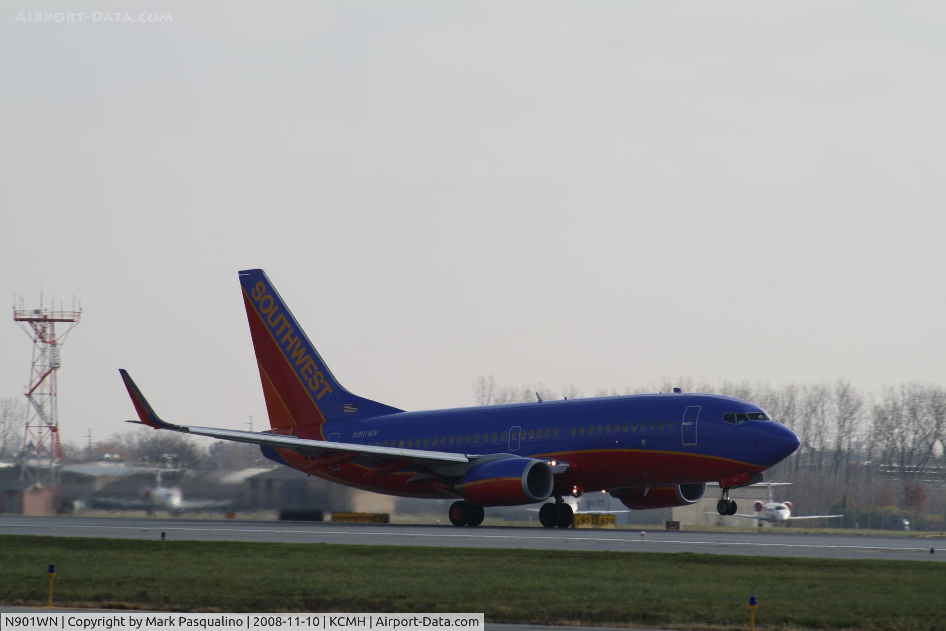 N901WN, 2007 Boeing 737-7H4 C/N 32545, Boeing 737-700