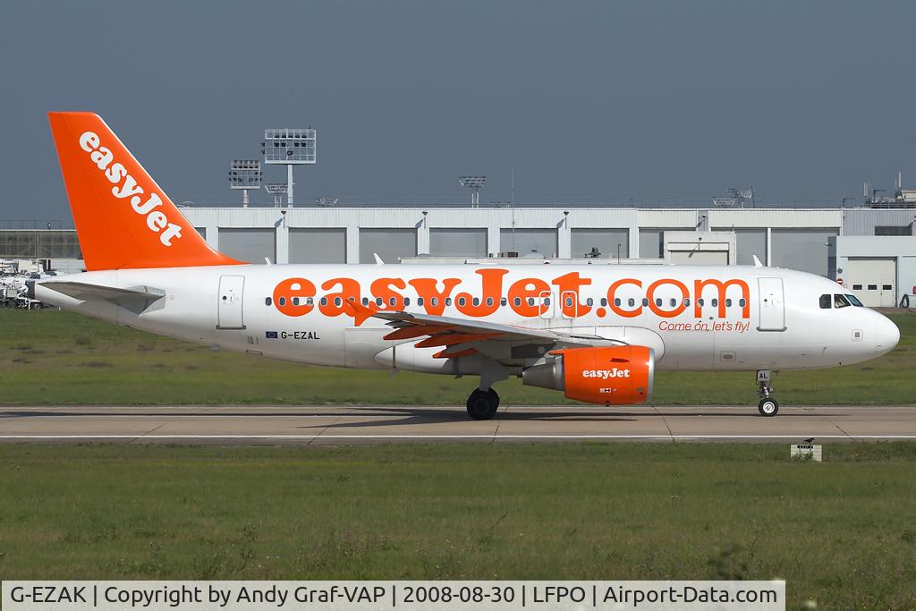 G-EZAK, 2006 Airbus A319-111 C/N 2744, Easyjet A319