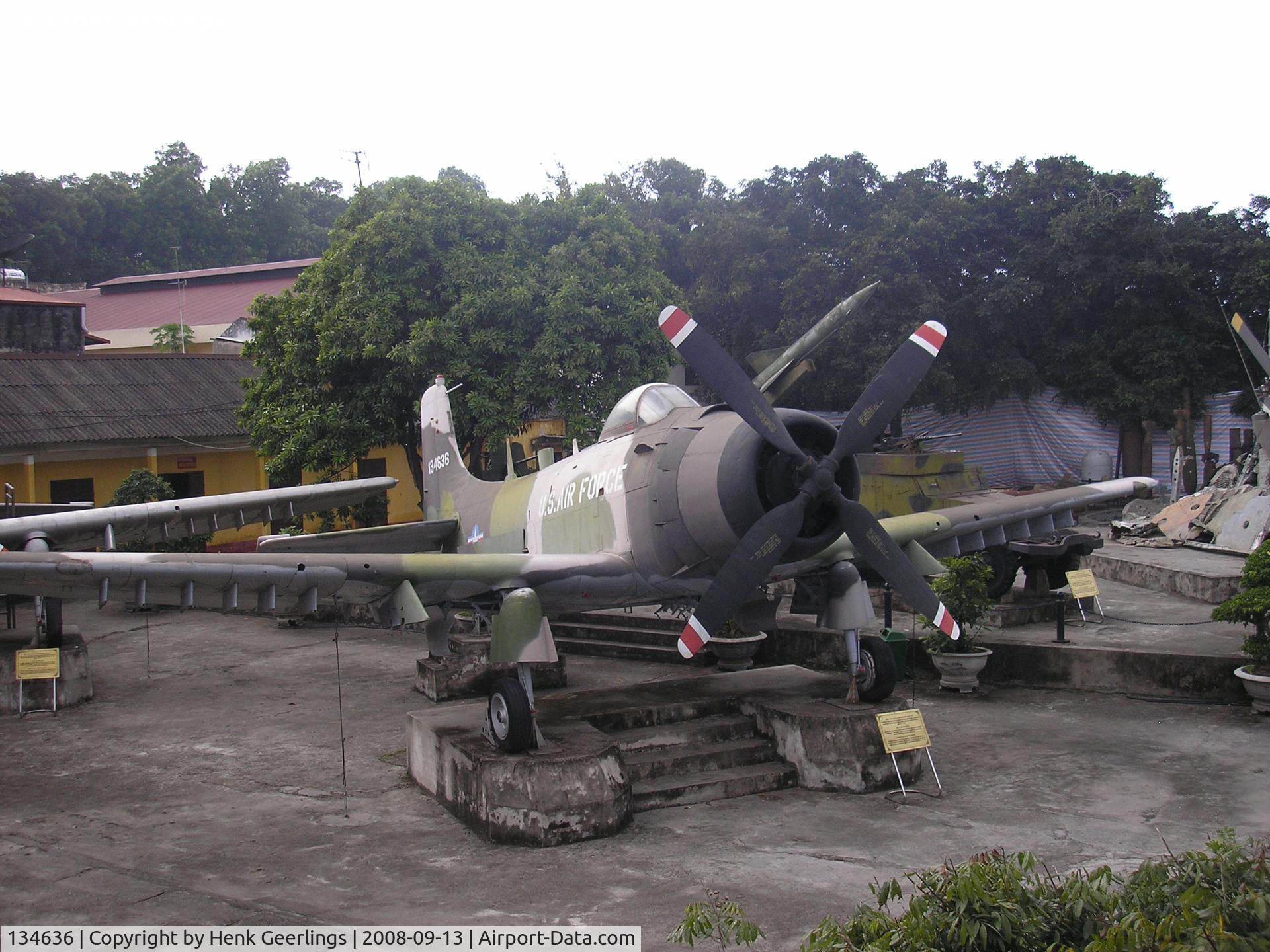 134636, Douglas A-1H Skyraider C/N 9865, Hanoi, People Army Museum