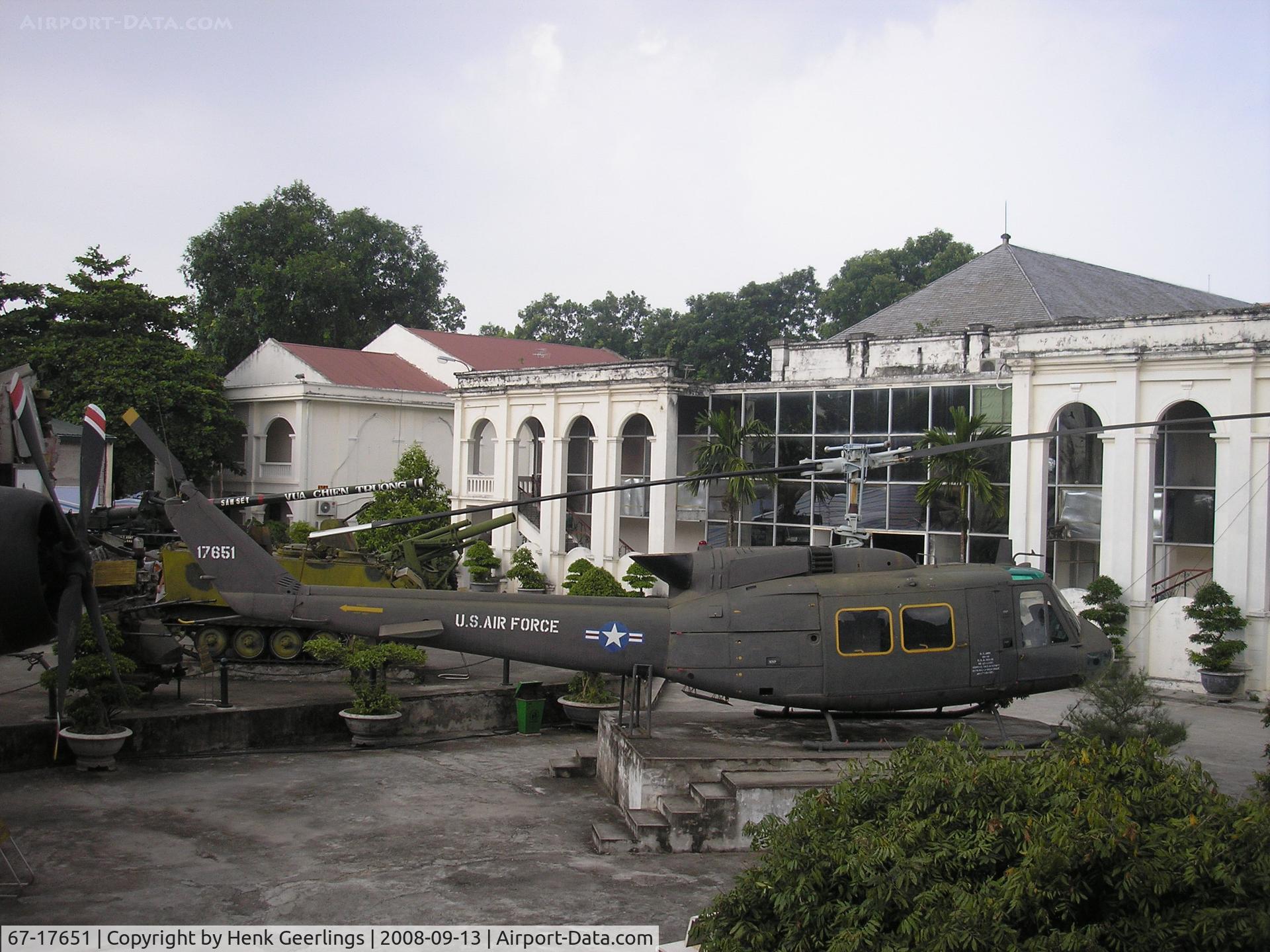 67-17651, Bell UH-1H Iroquois C/N 9849, Hanoi, People Army Museum