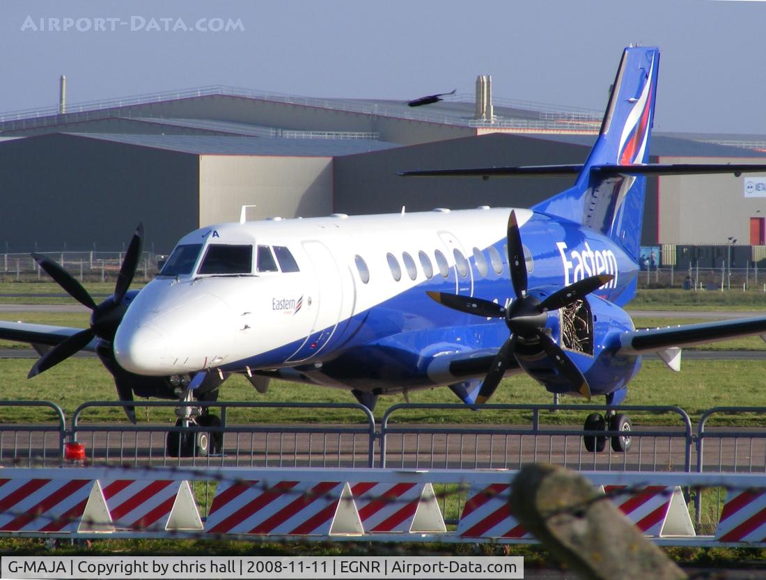 G-MAJA, 1994 British Aerospace Jetstream 41 C/N 41032, Eastern Airways, note the starboard engine cover has been removed