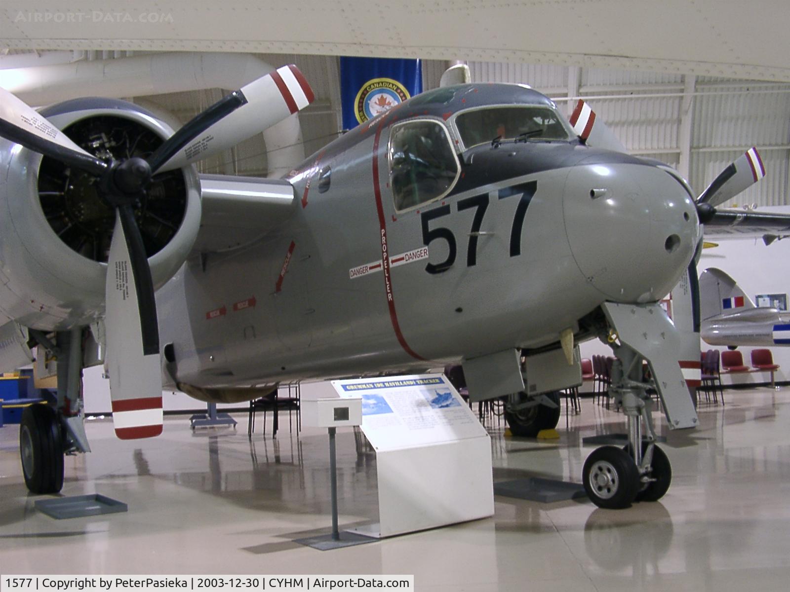 1577, De Havilland Canada CS2F-2 Tracker C/N DHC76, Canadian Warplane Heritage Museum is located at the Hamilton Airport, Ontario Canada