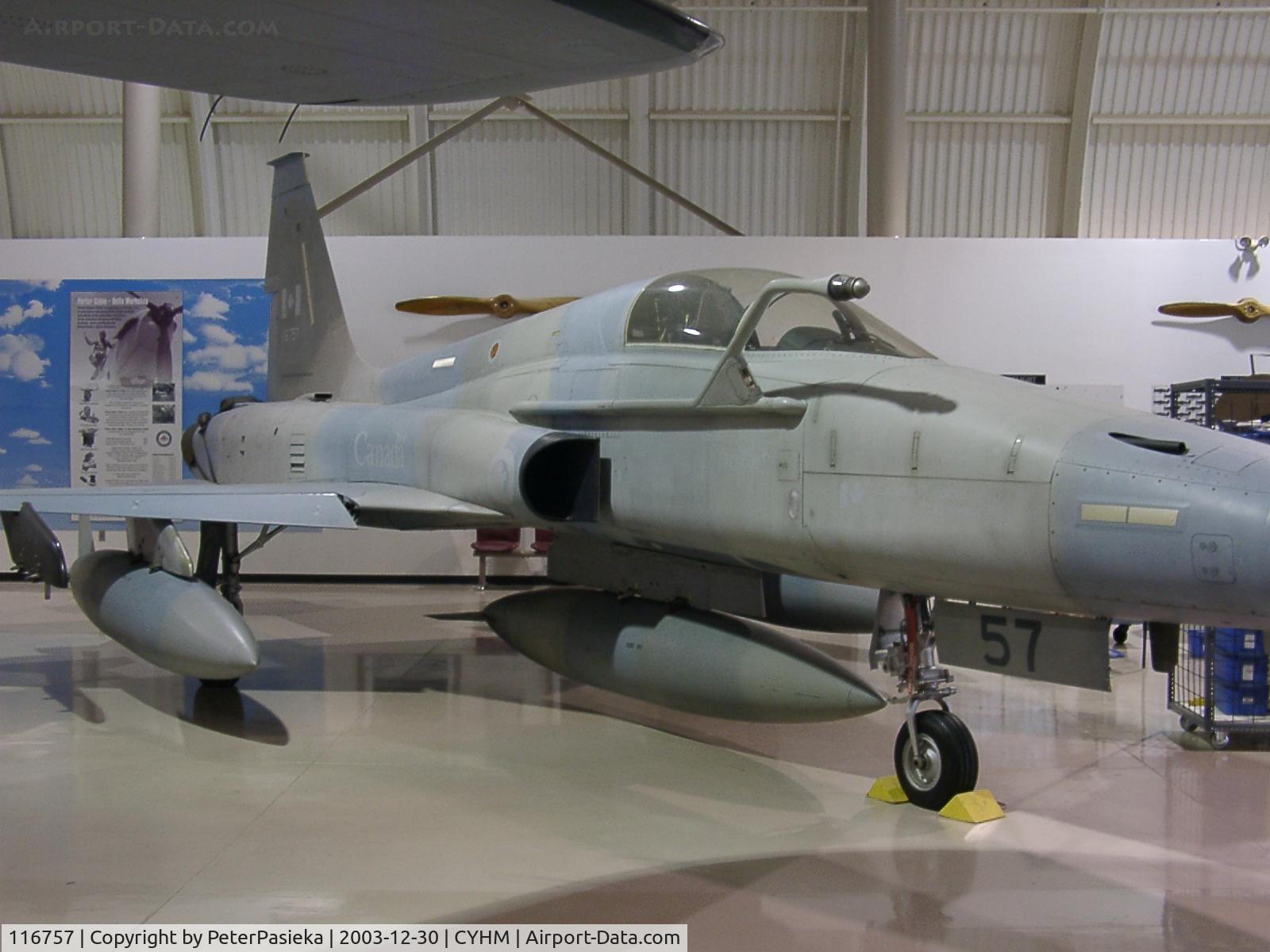 116757, Canadair CF-5A C/N 1057, Canadian Warplane Heritage Museum is located at the Hamilton Airport, Ontario Canada
