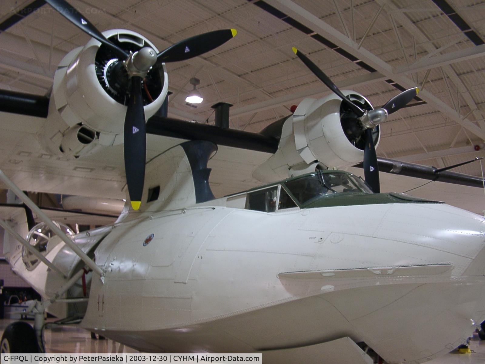 C-FPQL, 1940 Consolidated Vultee PBY-5A C/N CV-417, Canadian Warplane Heritage Museum is located at the Hamilton Airport, Ontario Canada