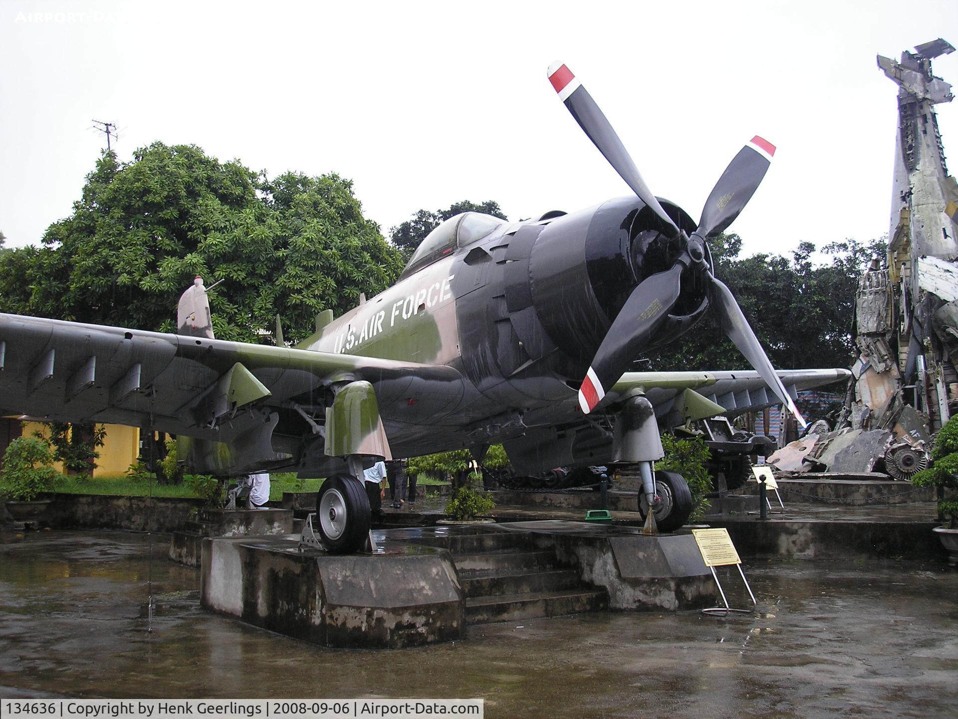 134636, Douglas A-1H Skyraider C/N 9865, Hanoi, People Army Museum