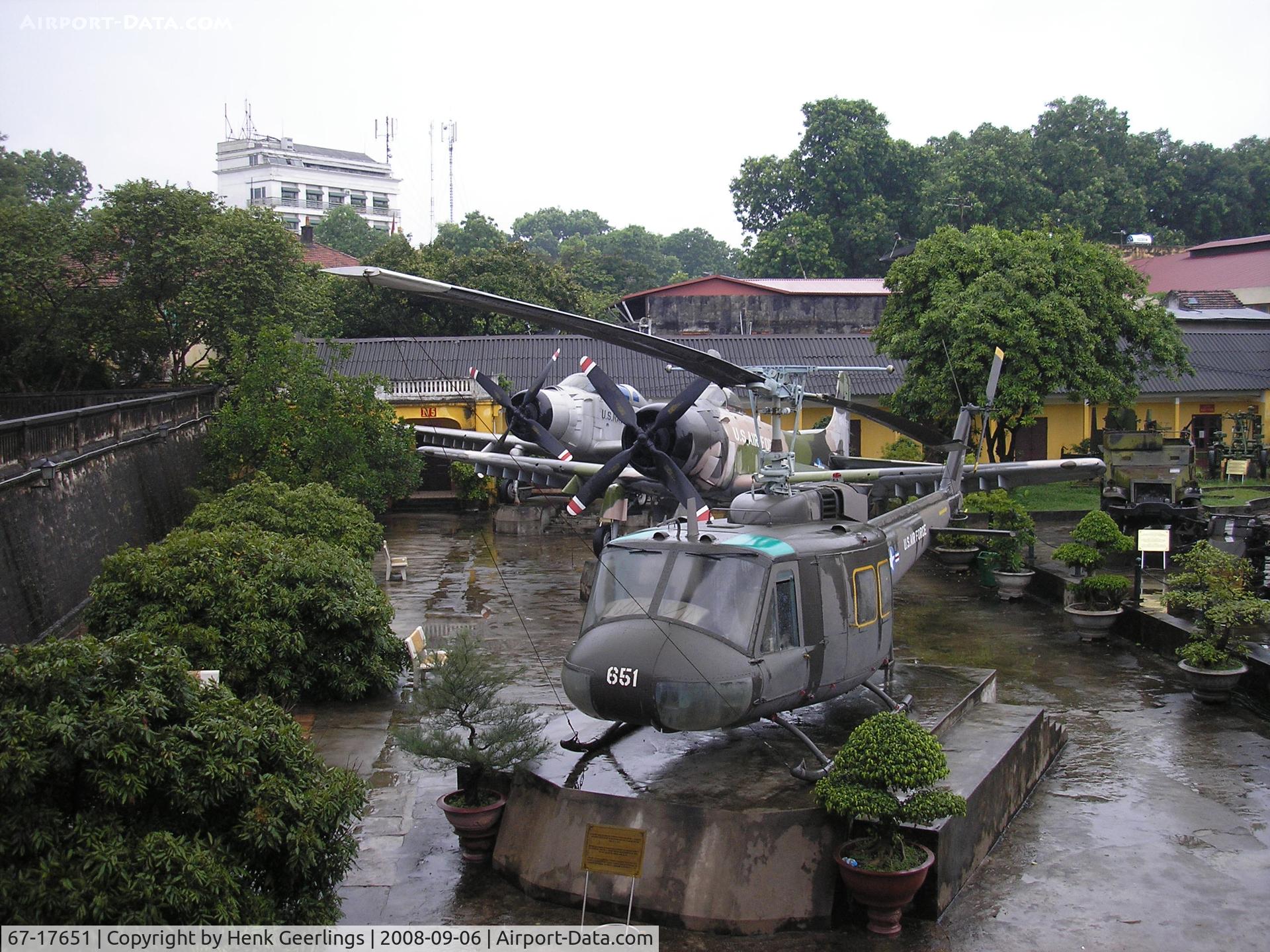 67-17651, Bell UH-1H Iroquois C/N 9849, Hanoi, People Army Museum