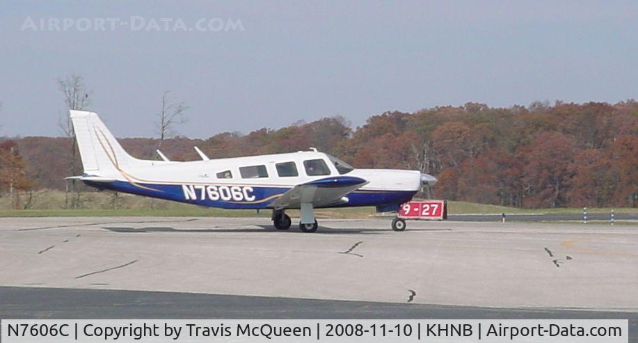 N7606C, 1975 Piper PA-32R-300 Cherokee Lance C/N 32R-7680048, Taking for 27 departure...