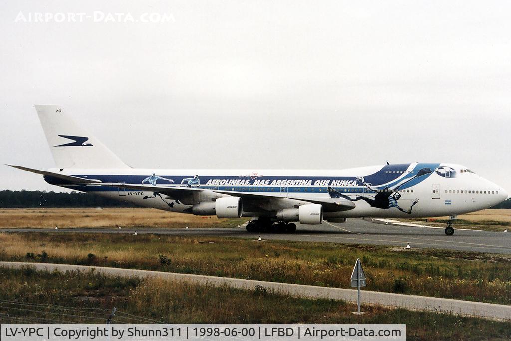 LV-YPC, 1980 Boeing 747-212B C/N 21938, Arriving from Buenos Aires and rolling to the terminal...