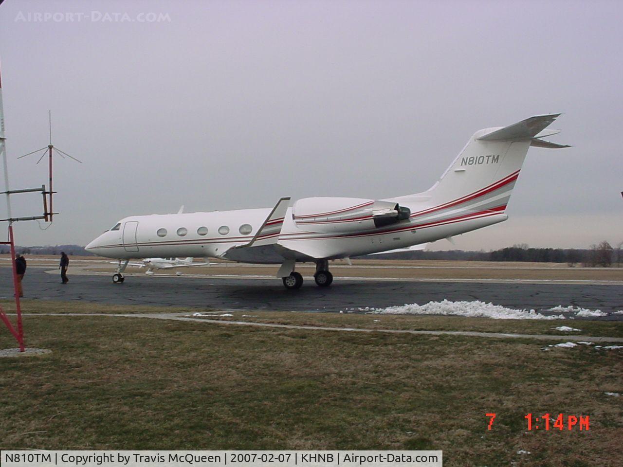 N810TM, 2002 Gulfstream Aerospace Gulfstream IV-SP C/N 1483, G-IV on ramp at HNB...
