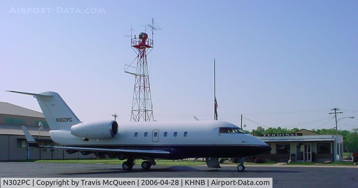 N302PC, 1982 Canadair Challenger 600S (CL-600-1A11) C/N 1072, On ramp in front of Terminal