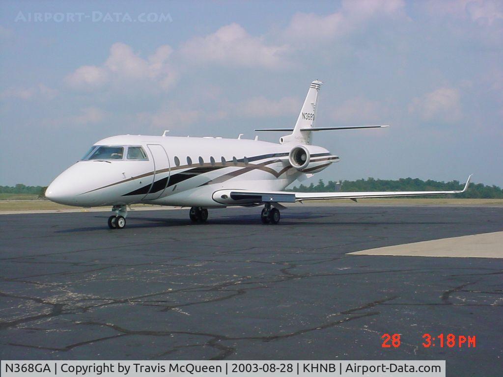 N368GA, 1982 Gulfstream American G-1159A Gulfstream III C/N 368, On ramp in front of Terminal