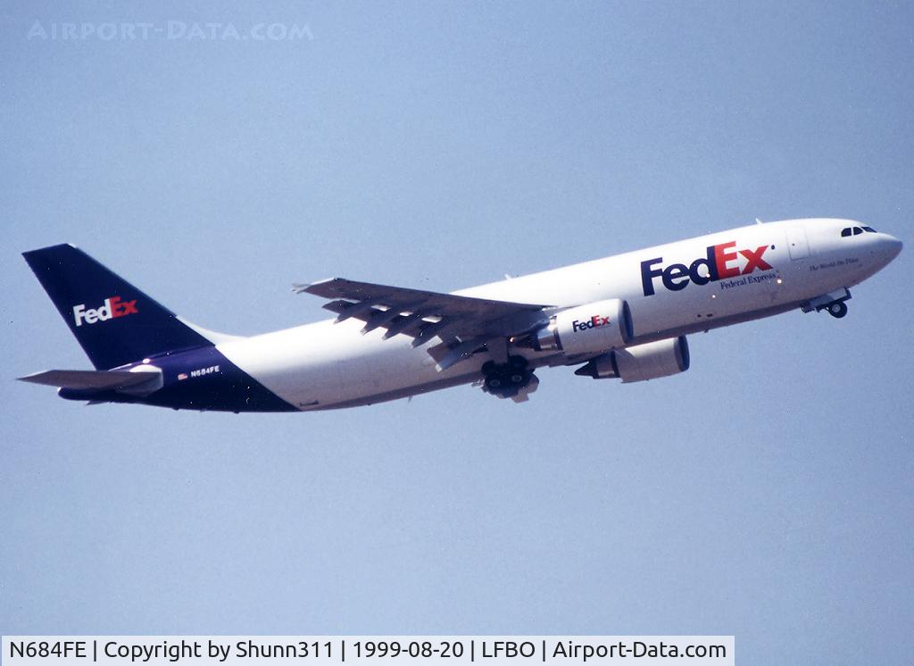 N684FE, 1999 Airbus A300F4-605R C/N 0802, Delivery day...