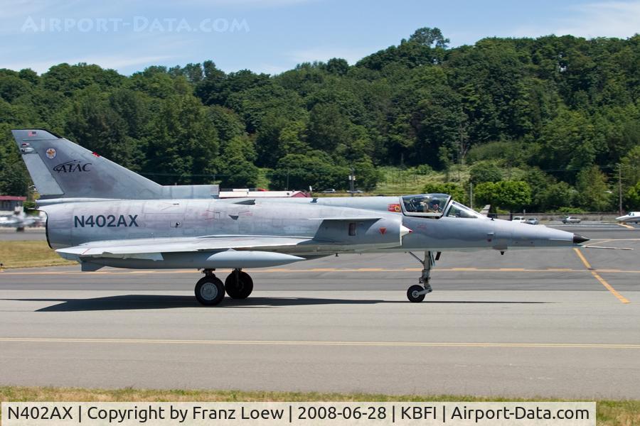 N402AX, 1980 Israel Aircraft Industries Kfir C.2 C/N 134, KFIR at Boeing Field, Seattle