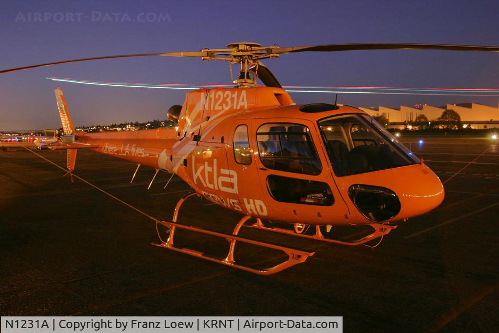 N1231A, 2003 Eurocopter AS-350B-2 Ecureuil Ecureuil C/N 3682, ASTAR